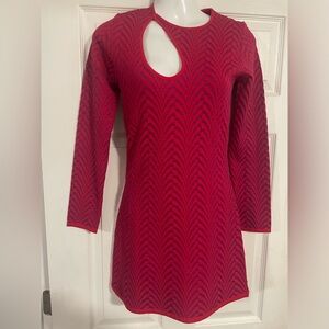 Marciano chevron print shift mini dress size XS NWOT